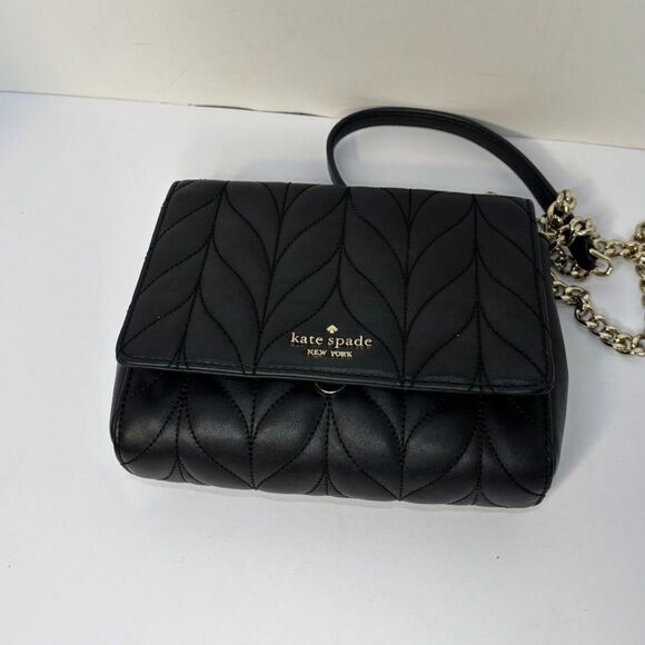 Kate Spade Briar Lane Quilted Leather Mini Emelyn Crossbody Bag Womens Designer - Picture 3 of 7